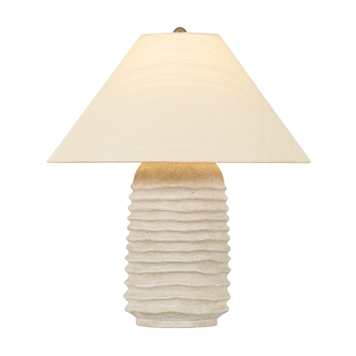 Gino Table Lamp by Troy Lighting by PTL5023-PBR/CER