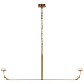 Load image into Gallery viewer, Pedra LED Linear Suspension brass
