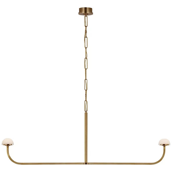 Pedra LED Linear Suspension brass