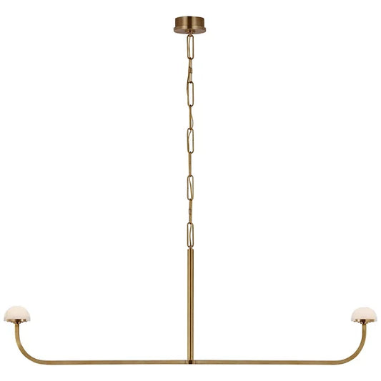 Pedra LED Linear Suspension brass