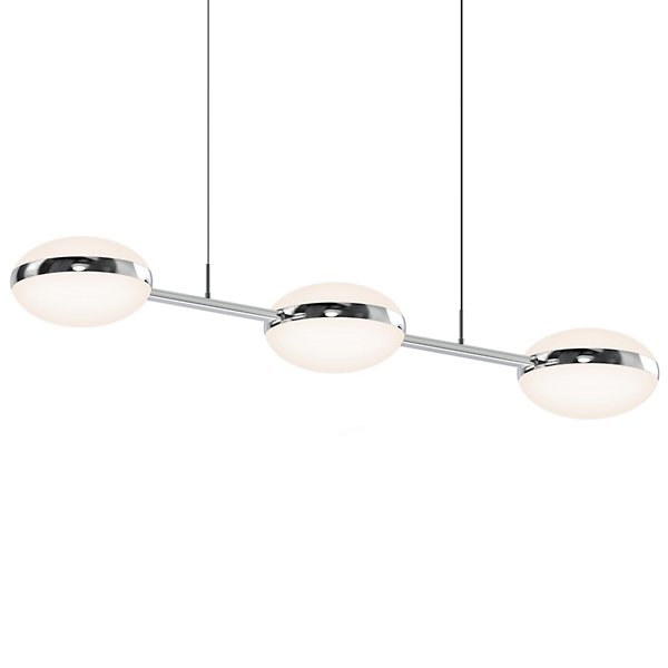 Pillows LED Linear Suspension - Polished Chrome