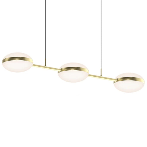 Pillows LED Linear Suspension - Brass