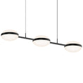 Load image into Gallery viewer, Pillows LED Linear Suspension - Satin Black
