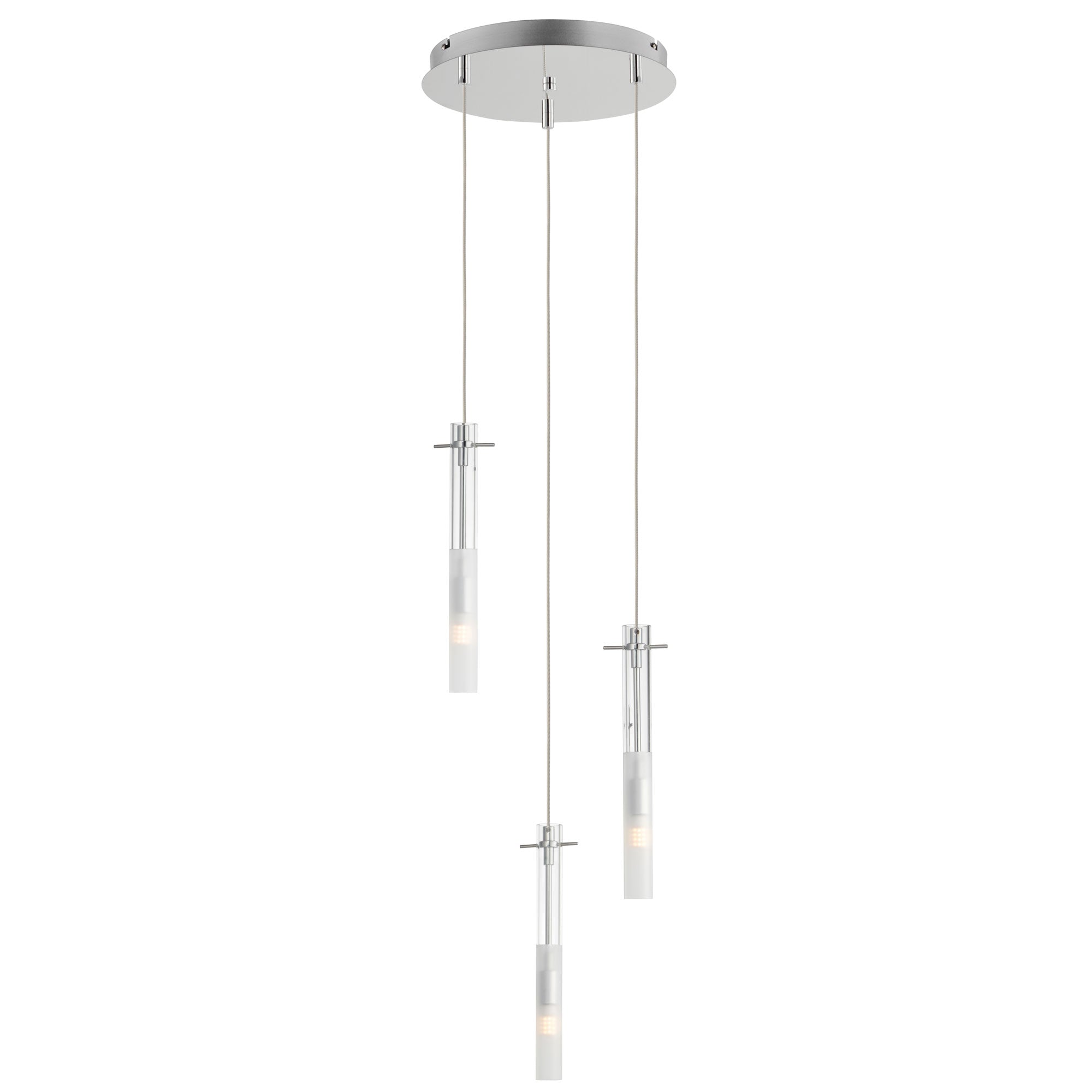 Pipette Multi-Light Pendant - Polished Chrome