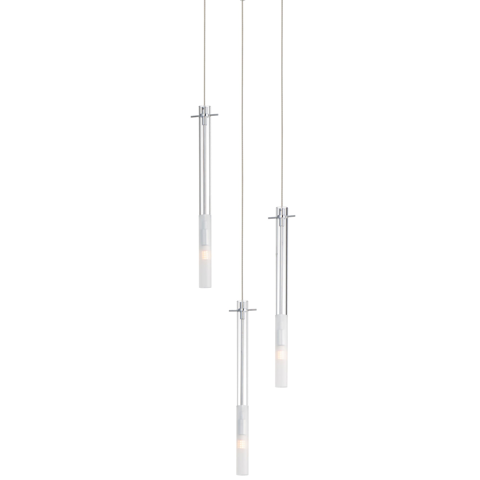 Pipette Multi-Light Pendant - Polished Chrome