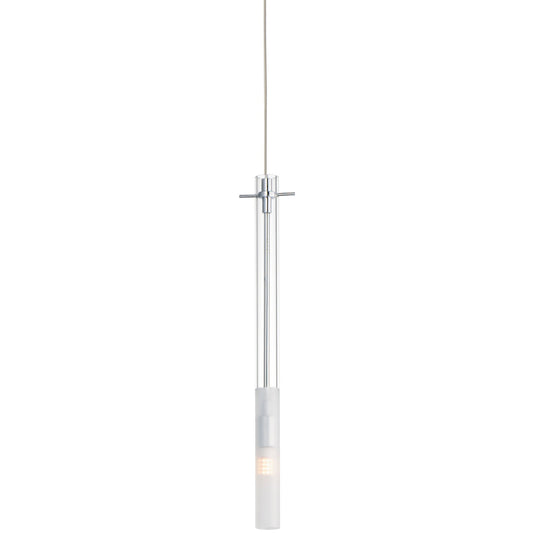 Pipette Single Pendant - Polished Chrome