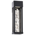 Load image into Gallery viewer, Polar 16" LED Outdoor Wall Sconce Black
