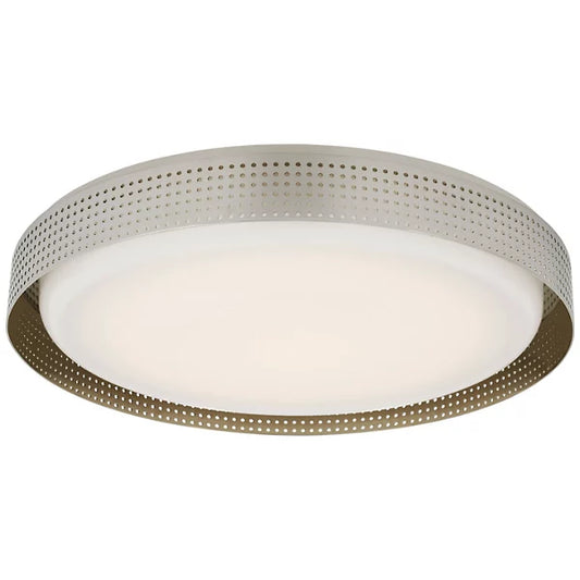 Precision Disc LED Flushmount polished nickel