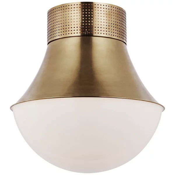 Precision LED Flushmount Brass