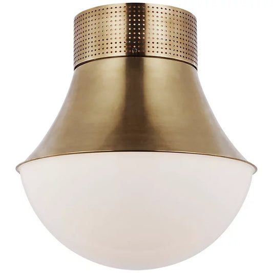 Precision LED Flushmount Brass