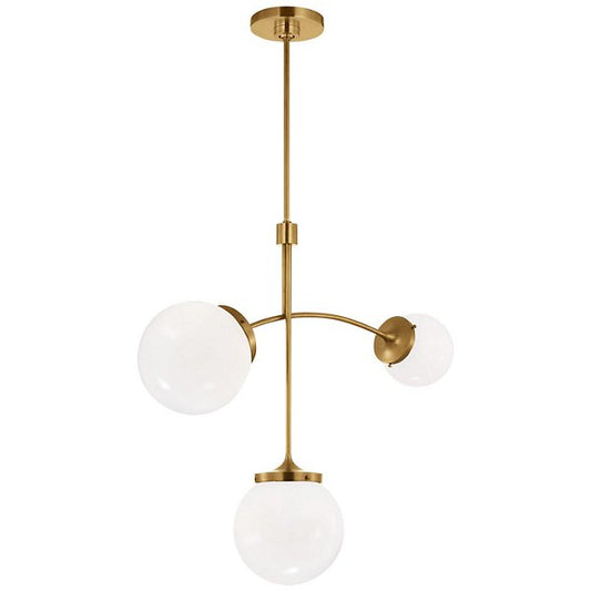 Prescott Pendant brass