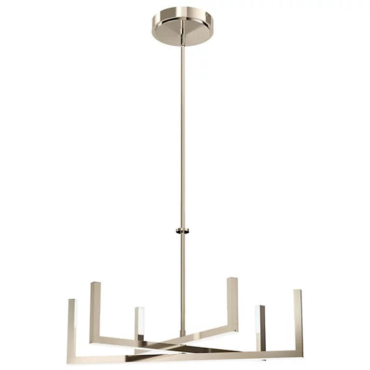 Priam LED Chandelier - Polished Nickel