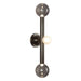 Reese 23-in Urban Bronze Dimmable LED Vanity Light with Smoked Glass