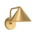 Remy 7-in Brushed Gold 1 Light Wall/Vanity by Alora Lighting | WV485007BG | Alora Lighting