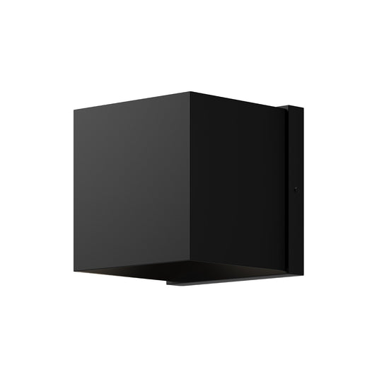 Rene LED Exterior Wall Sconce in Black Finish | Kuzco Lighting