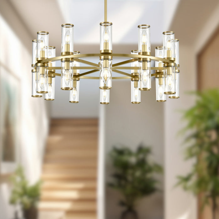 Revolve Double Chandelier by Alora Lighting