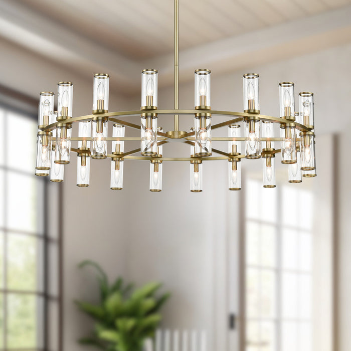 Revolve Double Chandelier by Alora Lighting
