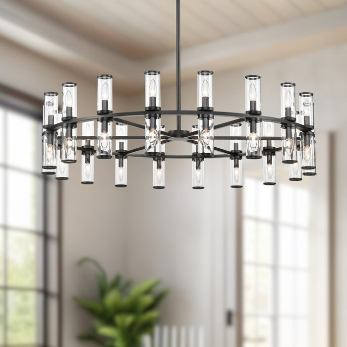 Revolve Double Chandelier by Alora Lighting
