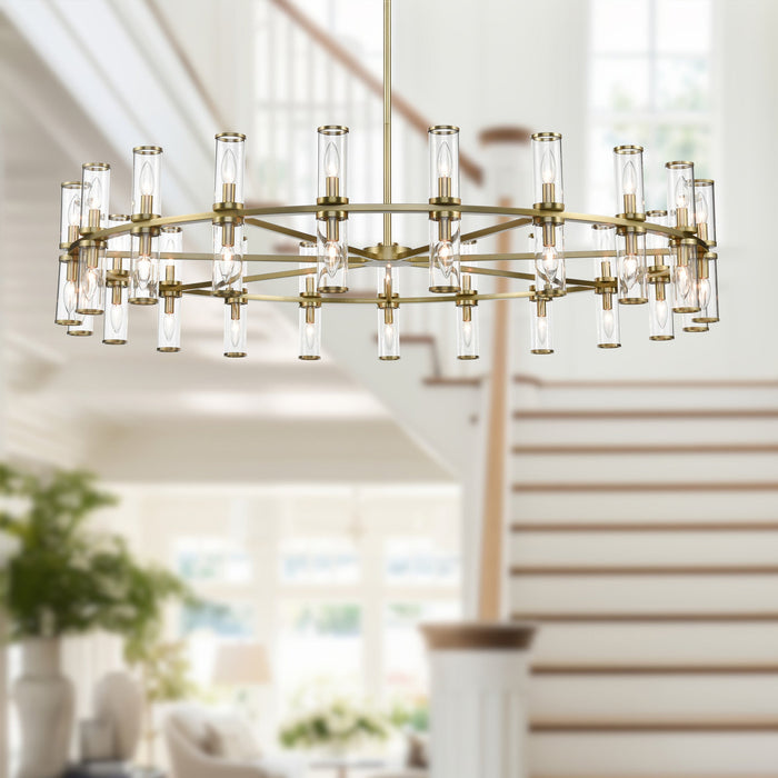 Revolve Double Chandelier by Alora Lighting