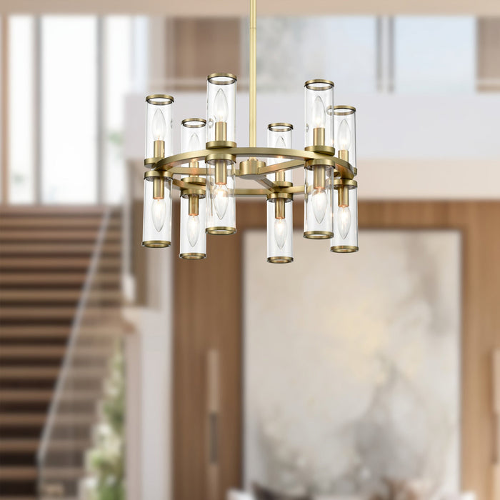 Revolve Double Chandelier by Alora Lighting