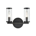 Revolve Clear Glass/Urban Bronze 2 Lights Wall/Vanity by Alora Lighting | WV309022UBCG | Alora Lighting