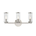 Load image into Gallery viewer, Revolve Clear Glass/Polished Nickel 3 Lights Wall/Vanity by Alora Lighting | WV309033PNCG | Alora Lighting
