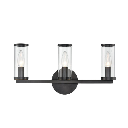 Revolve Clear Glass/Urban Bronze 3 Lights Wall/Vanity by Alora Lighting | WV309033UBCG | Alora Lighting