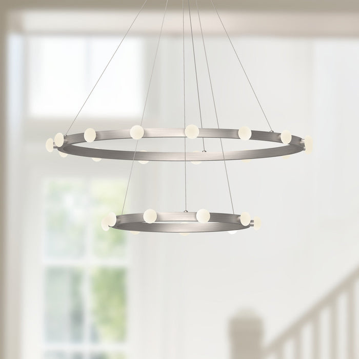 Rezz LED Chandelier by Kuzco Lighting
