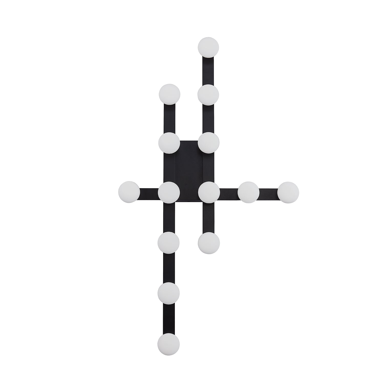 Rezz LED Flush Mount in Black Finish | Kuzco Lighting