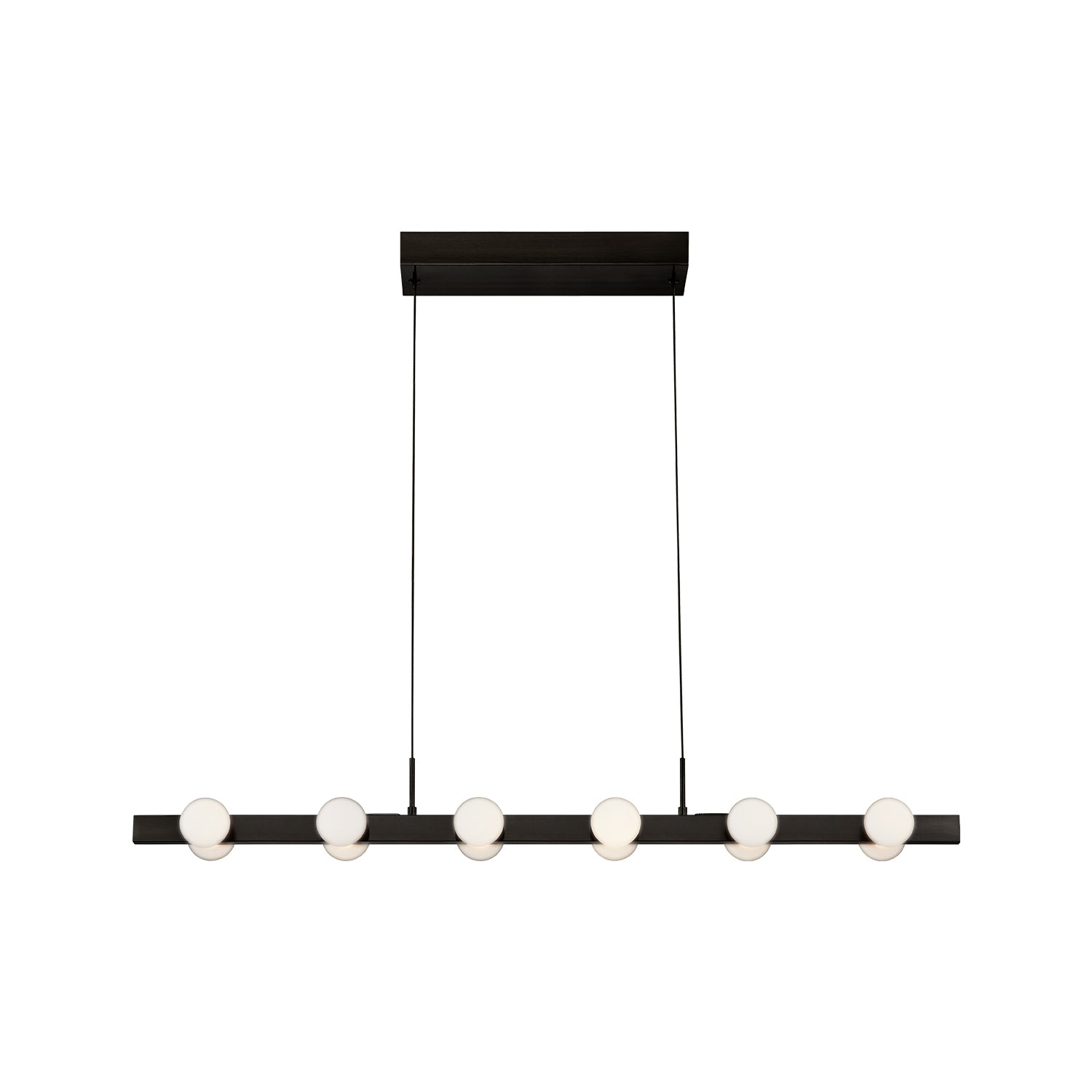Rezz LED Linear Pendant in Black Finish | Kuzco Lighting