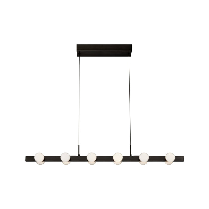 Rezz LED Linear Pendant in Black Finish | Kuzco Lighting