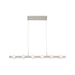 Rezz LED Linear Pendant in Brushed Nickel Finish | Kuzco Lighting