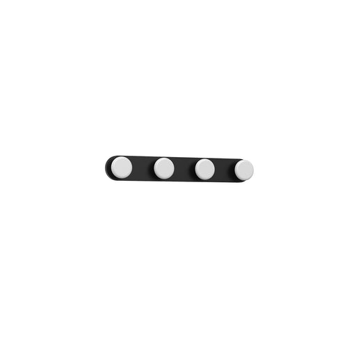 Rezz LED Vanity in Black Finish | Kuzco Lighting