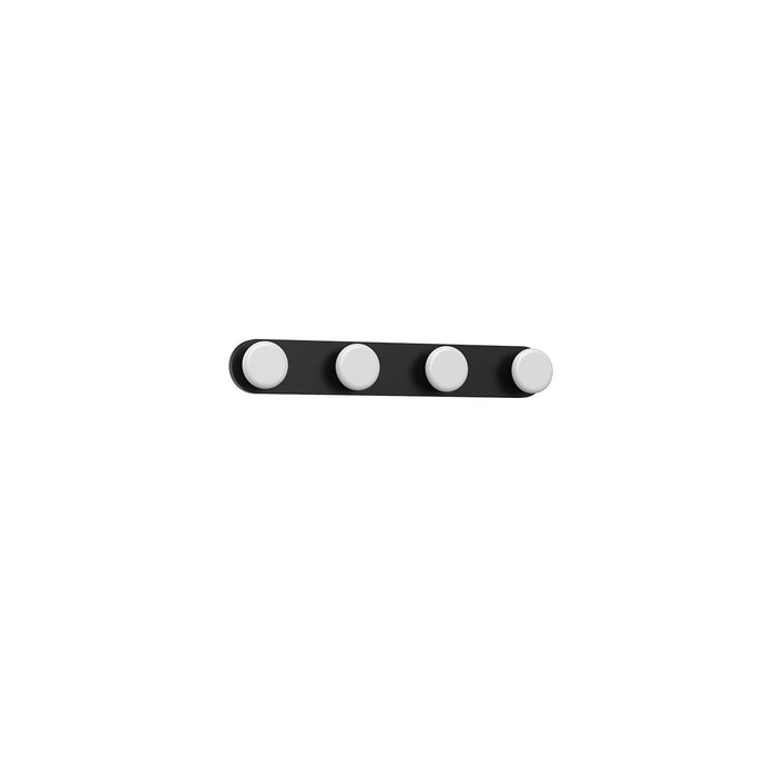 Rezz LED Vanity in Black Finish | Kuzco Lighting