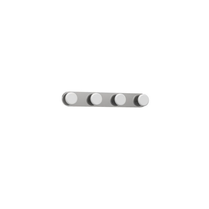 Rezz LED Vanity in Brushed Nickel Finish | Kuzco Lighting