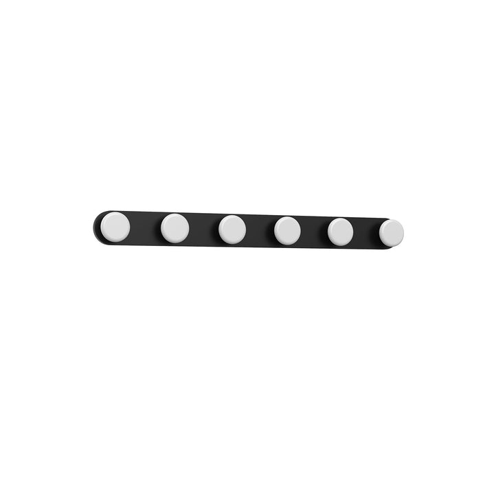 Rezz LED Vanity in Black Finish | Kuzco Lighting