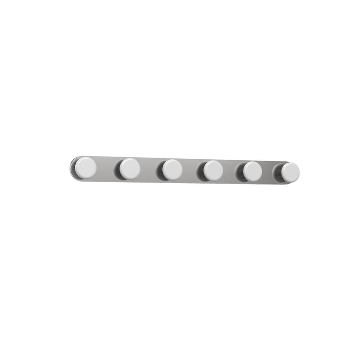 Rezz LED Vanity in Brushed Nickel Finish | Kuzco Lighting