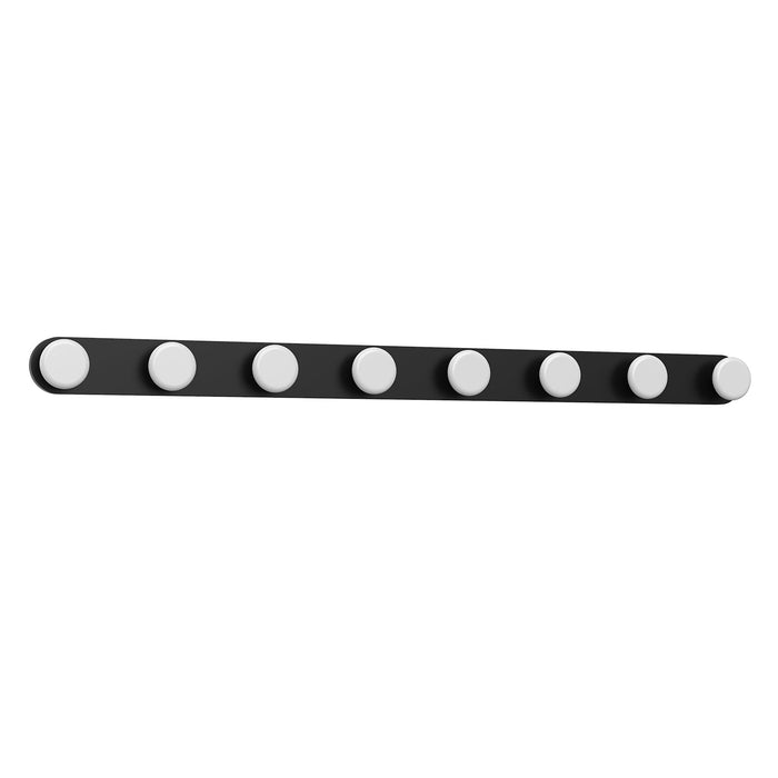 Rezz LED Vanity in Black Finish | Kuzco Lighting