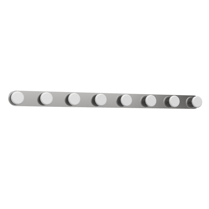 Rezz LED Vanity in Brushed Nickel Finish | Kuzco Lighting