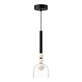 Load image into Gallery viewer, Rise LED Pendant in Black/Clear Finish | Kuzco Lighting
