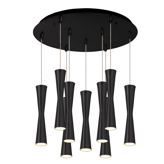 Robson Multi-Light Pendant in Black Finish | Kuzco Lighting