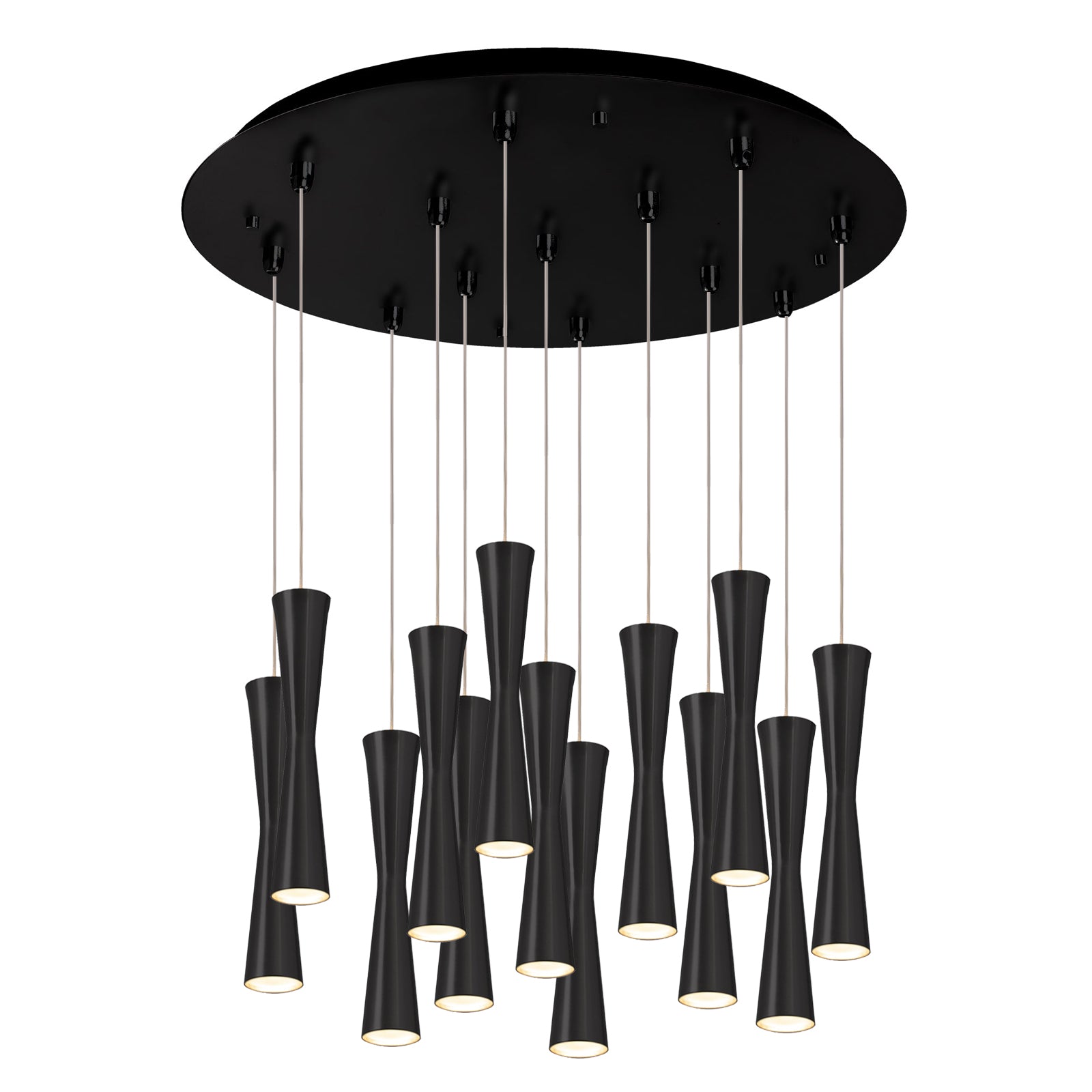 Robson Multi-Light Pendant in Black Finish | Kuzco Lighting