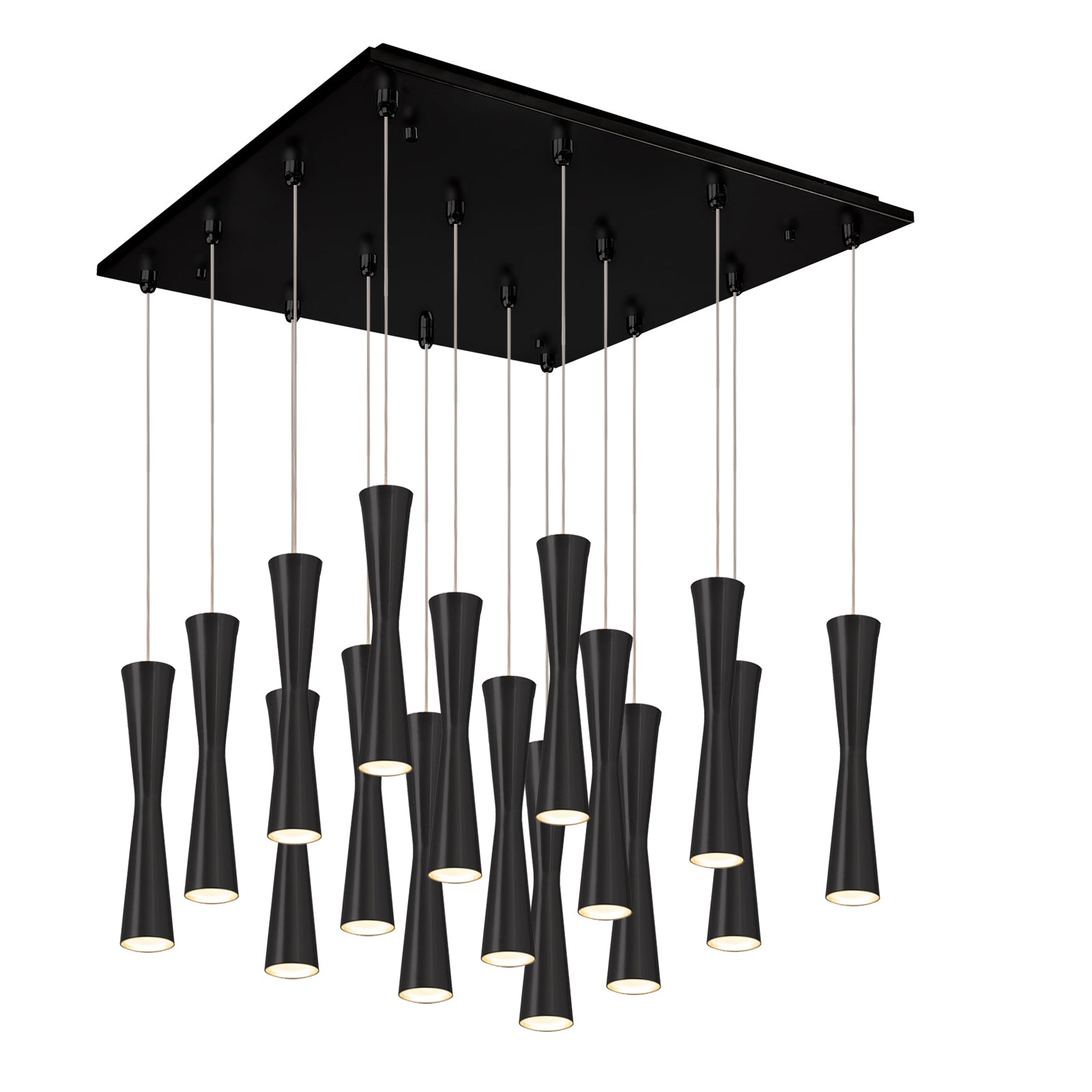 Robson Multi-Light Pendant in Black Finish | Kuzco Lighting