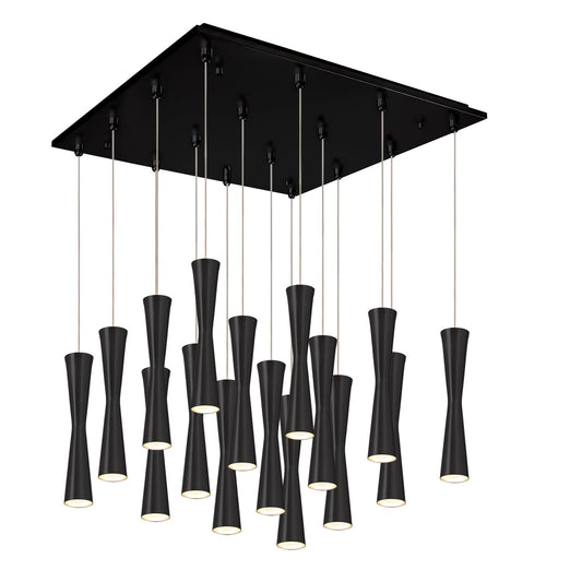 Robson Multi-Light Pendant in Black Finish | Kuzco Lighting