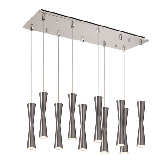 Robson Multi-Light Pendant in Brushed Nickel Finish | Kuzco Lighting