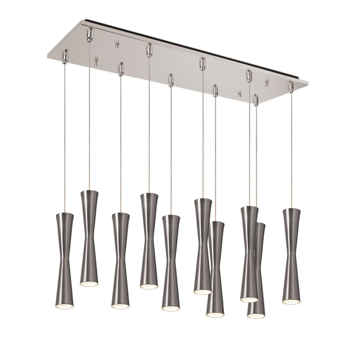 Robson Multi-Light Pendant in Brushed Nickel Finish | Kuzco Lighting