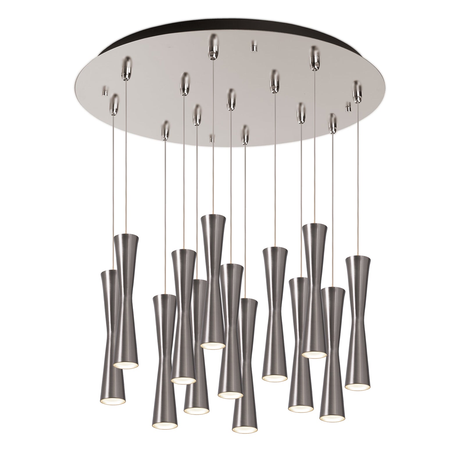 Robson Multi-Light Pendant in Brushed Nickel Finish | Kuzco Lighting