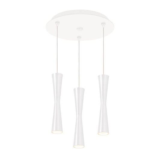 Robson Multi-Light Pendant in White Finish | Kuzco Lighting