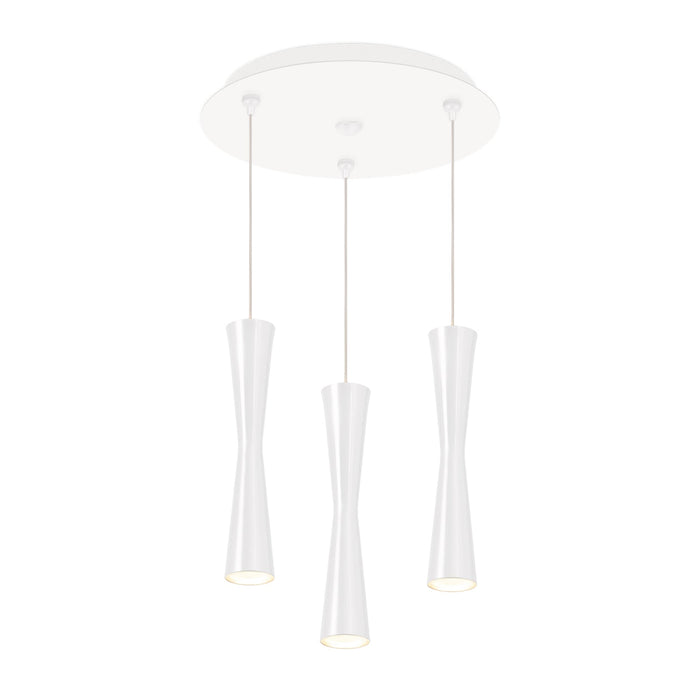 Robson Multi-Light Pendant in White Finish | Kuzco Lighting