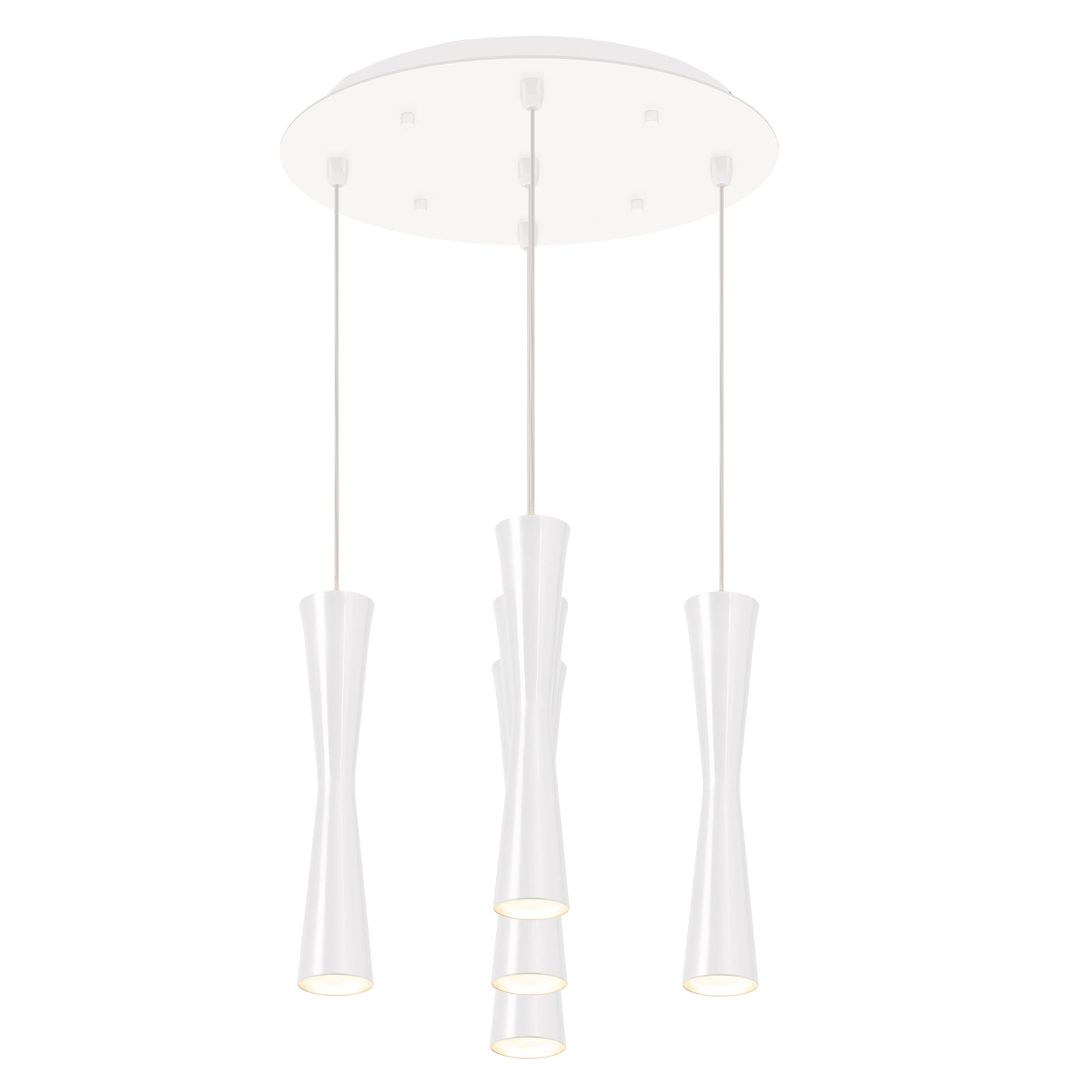 Robson Multi-Light Pendant in White Finish | Kuzco Lighting